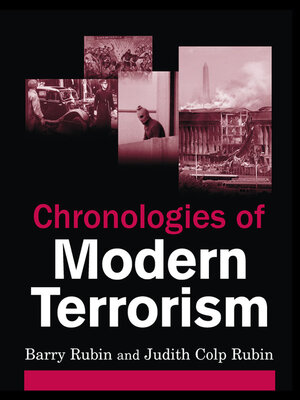 cover image of Chronologies of Modern Terrorism